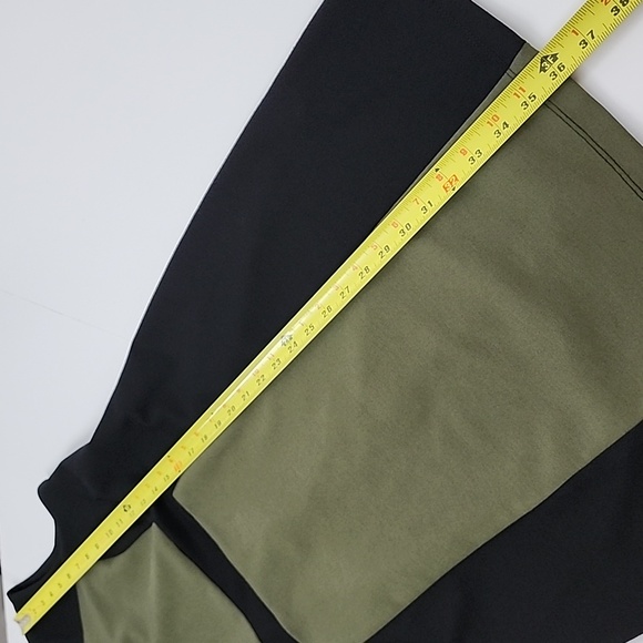 Jessica Women's Black Green Colorblock Sheath Sleeveless Round Neckline Size 6 - Picture 10 of 12